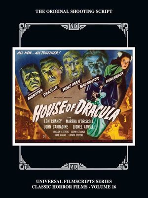 cover image of House of Dracula